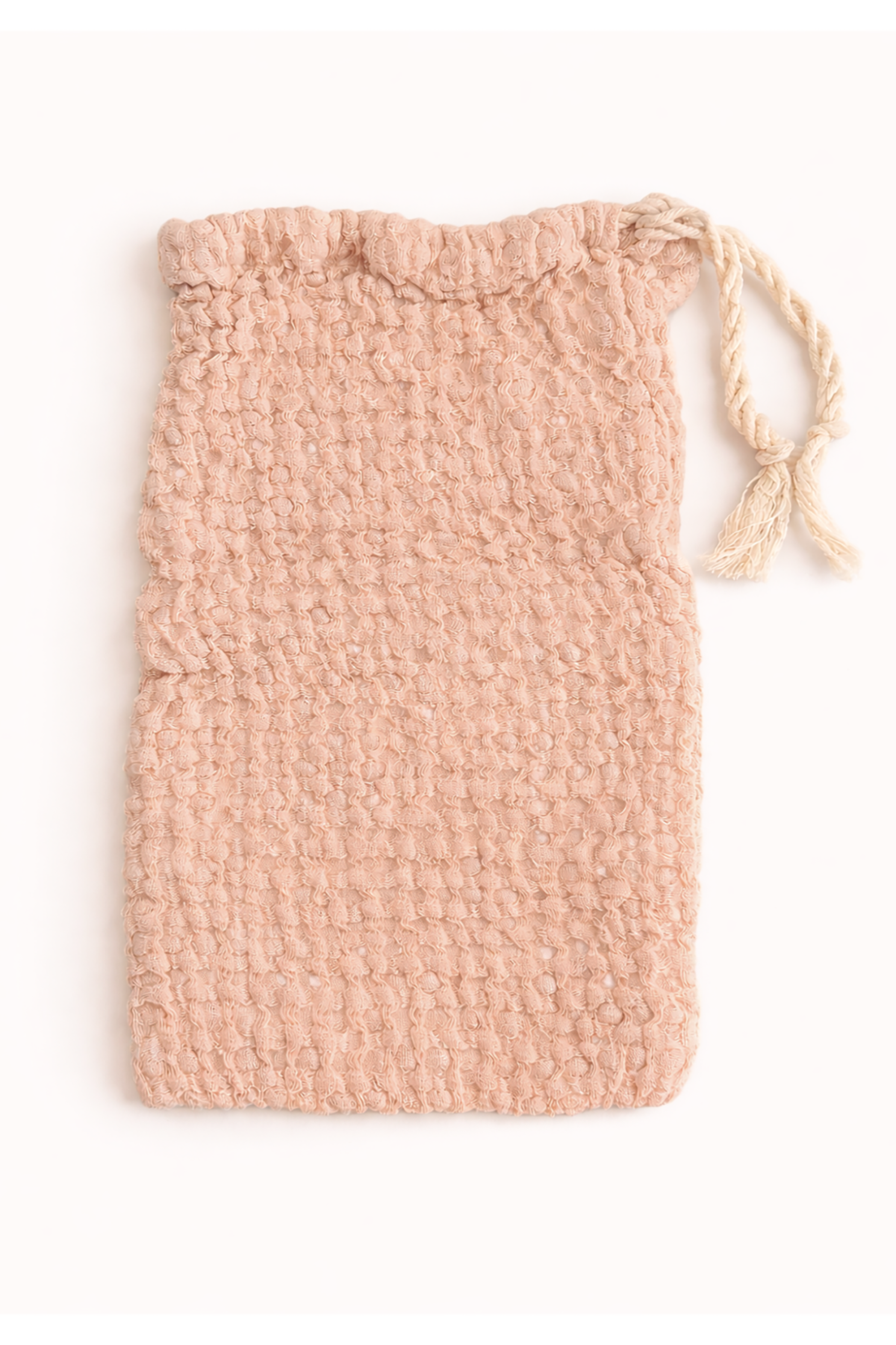 Waffle Drawstring Pouch