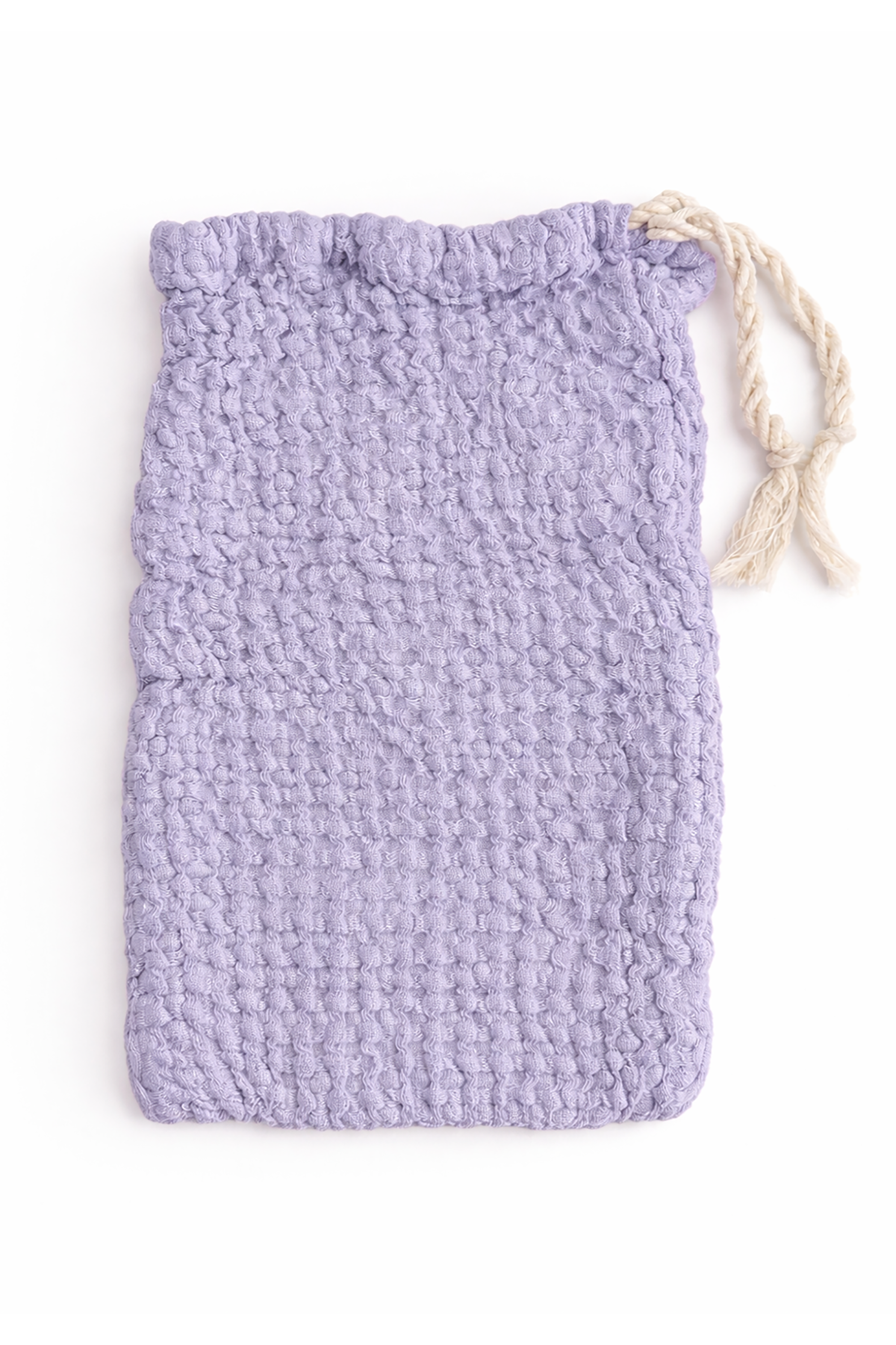 Waffle Drawstring Pouch