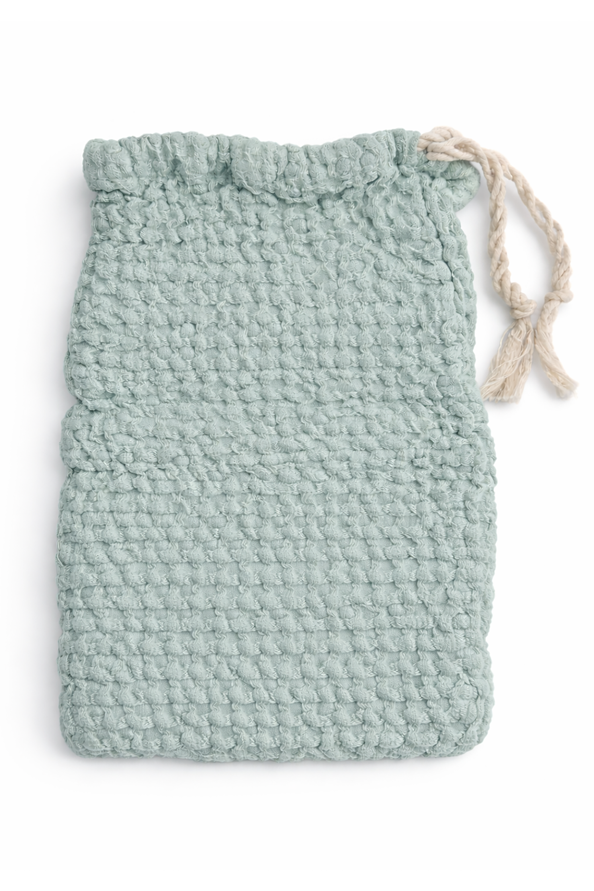 Waffle Drawstring Pouch