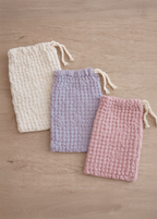 Waffle Drawstring Pouch