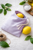 Linen Drawstring Pouch
