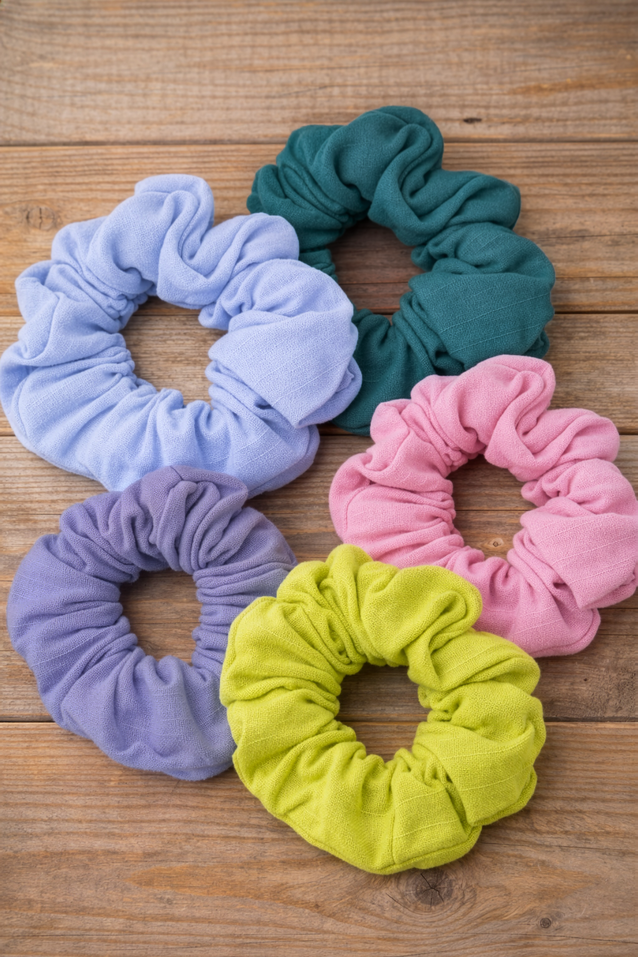 Linen Scrunchies Bundle