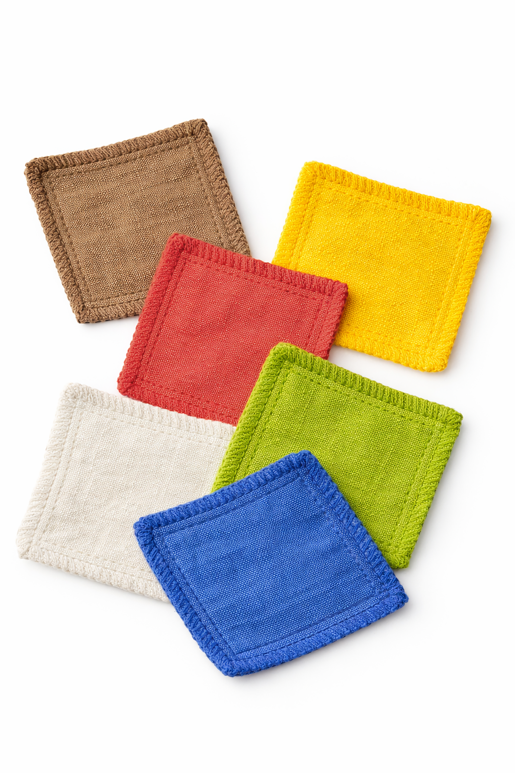 Reusable Linen Face Sponges