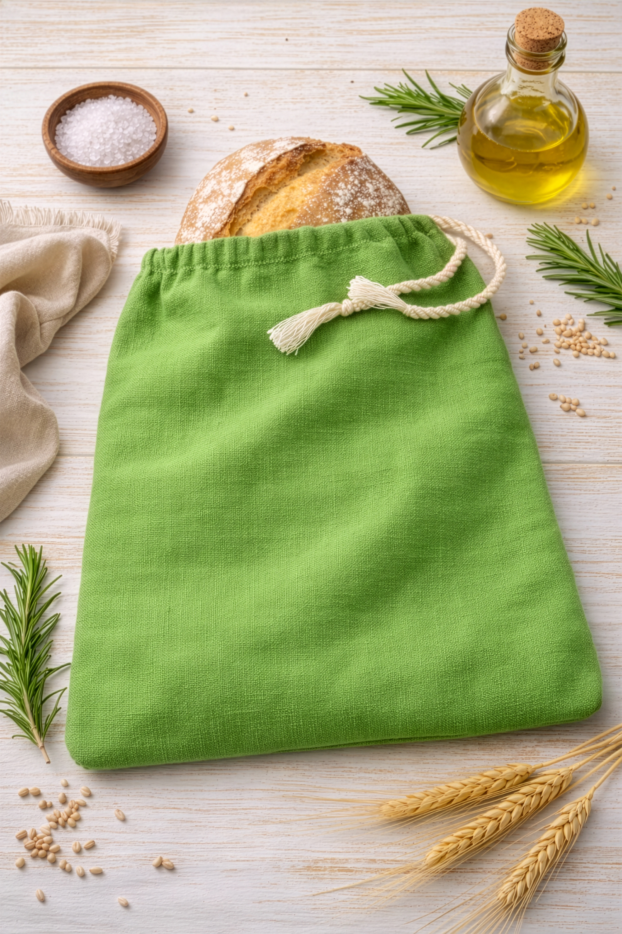 Linen Drawstring Pouch